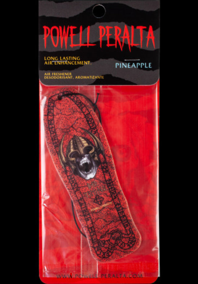 Per Welinder Nordic Skull Air Freshsener Pineapple red Vorderansicht