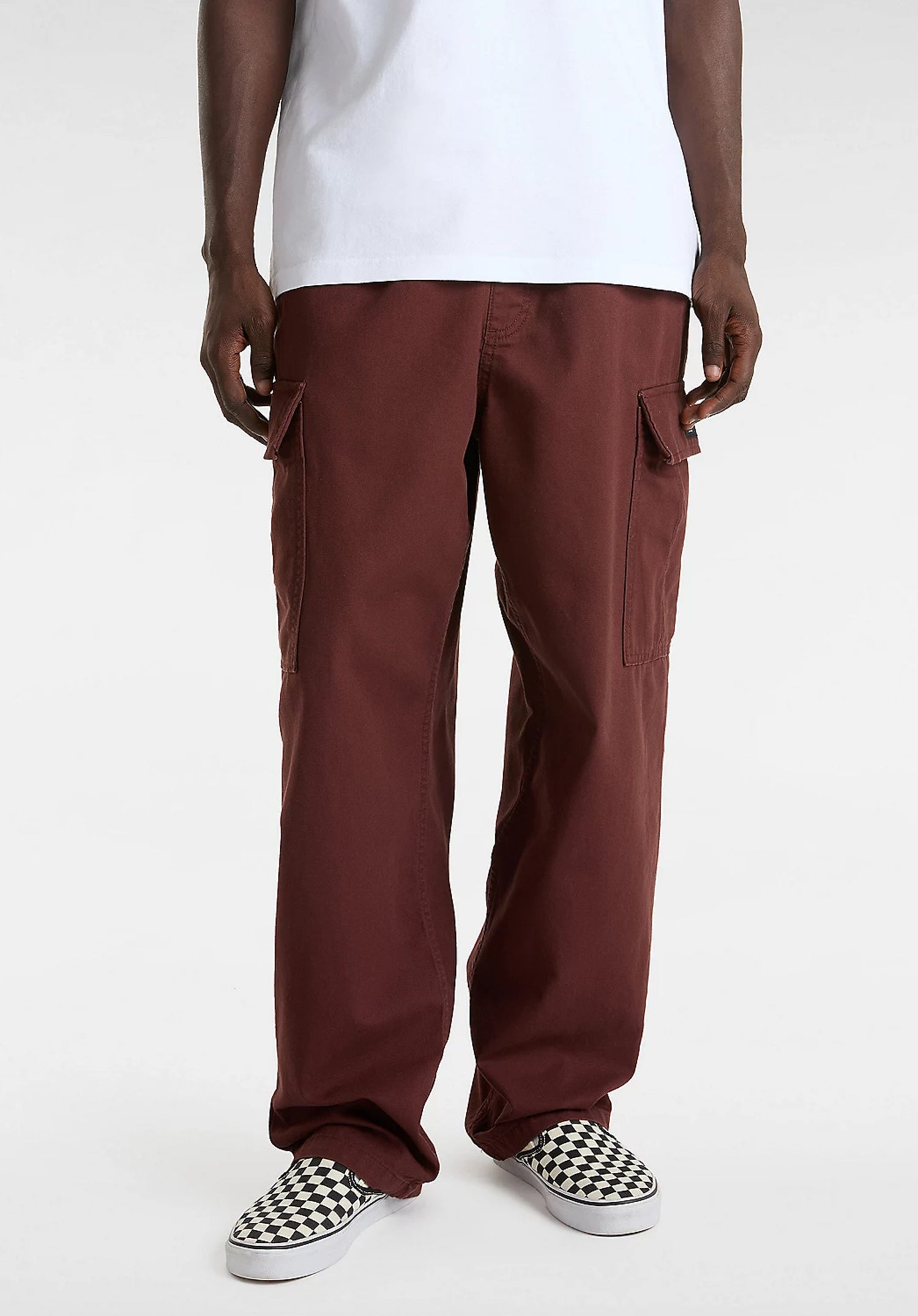 Range Cargo Baggy Tapered Elastic Pant bitterchocolate Vorderansicht Zoom Image