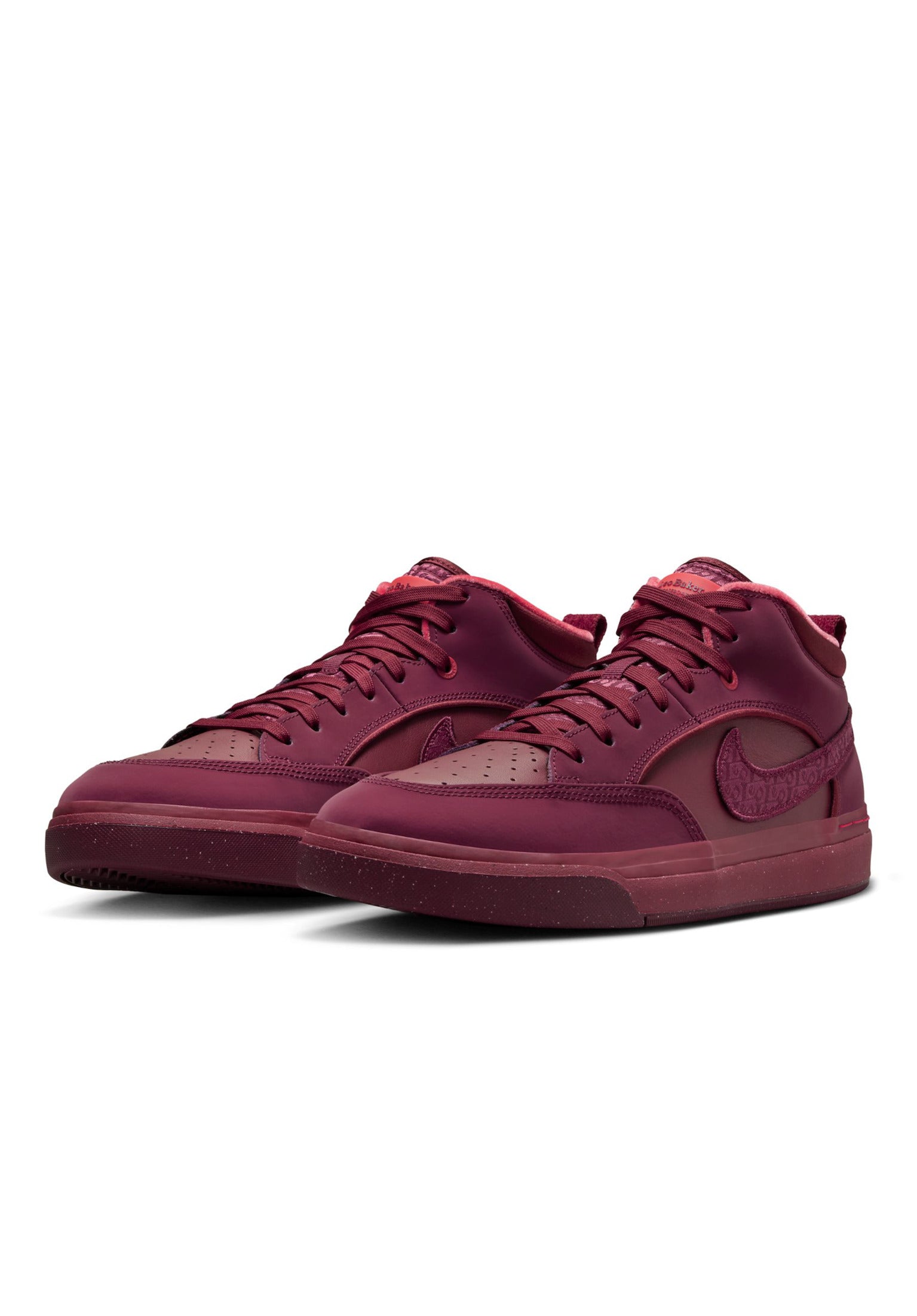 React Leo PRM Nike SB Mens Shoes in darkbeetroot