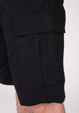 Regular Cargo Short blackrinsed Closeup2