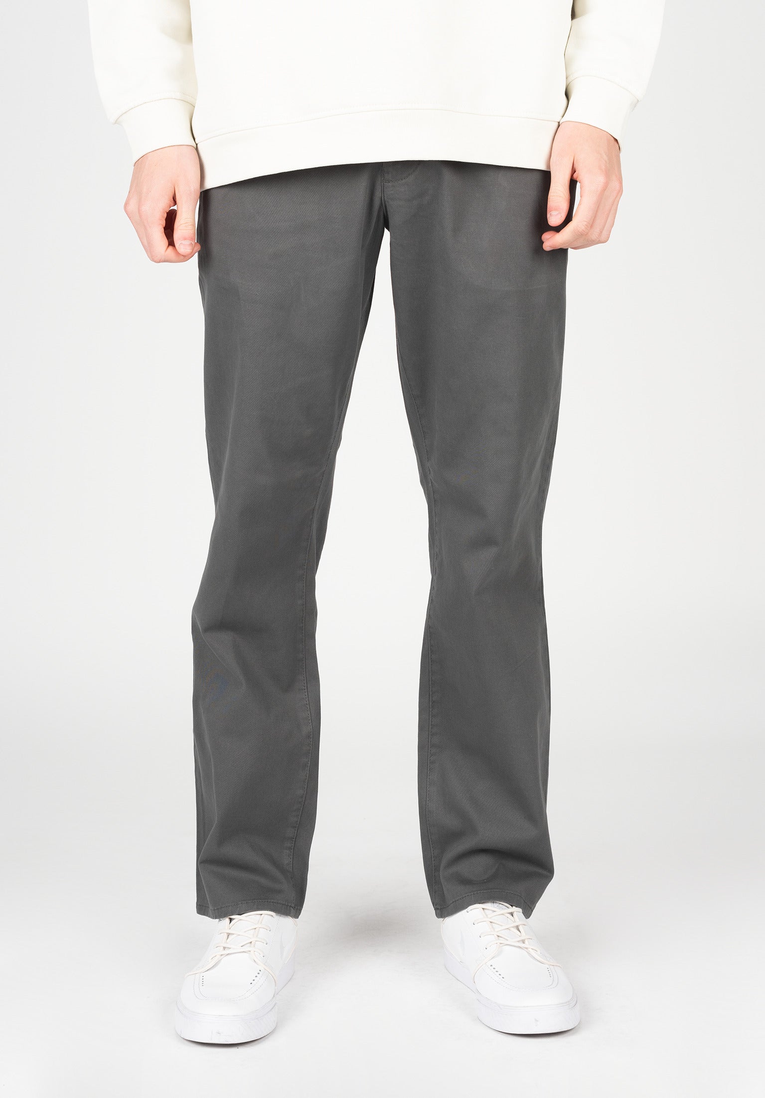 Regular Flex Chino Reell Chino- / Cloth pants in vulcangrey