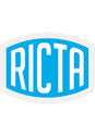 Ricta Logo 10" blue-white Vorderansicht