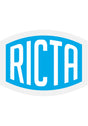 Ricta Logo 10" blue-white Vorderansicht
