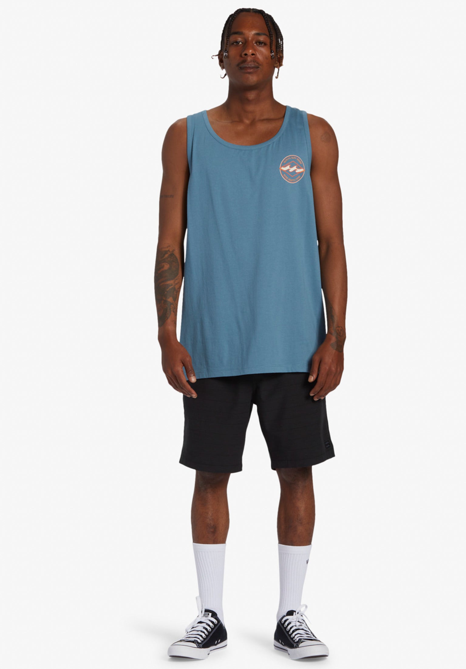 Rotor Diamond Billabong Camiseta Tirantes en vintageindigo para Hombre TITUS