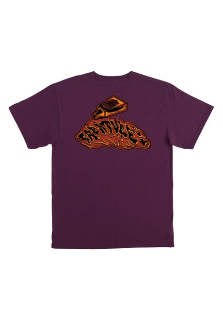 Last Drop S/S Heavyweight eggplant Vorderansicht