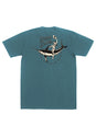 Salty Rodeo Pigment Tee bluefin Vorderansicht