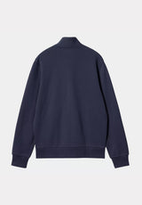 Script Embroidery Jacket airforceblue-white Rueckenansicht
