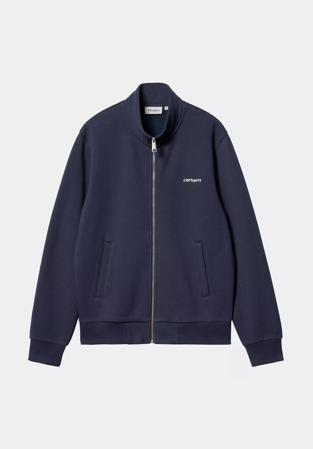 Script Embroidery Jacket airforceblue-white Vorderansicht