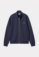 Script Embroidery Jacket airforceblue-white Vorderansicht