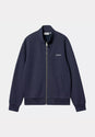 Script Embroidery Jacket airforceblue-white Vorderansicht