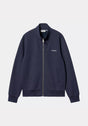 Script Embroidery Jacket airforceblue-white Vorderansicht