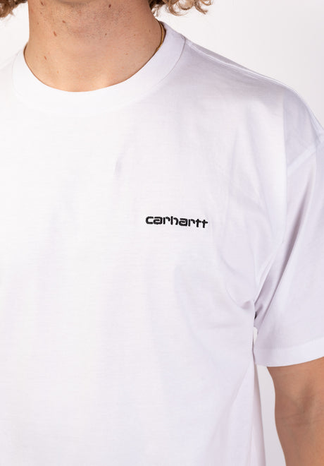 Carhartt WIP Script Embroidery T-Shirt white-black – View 2