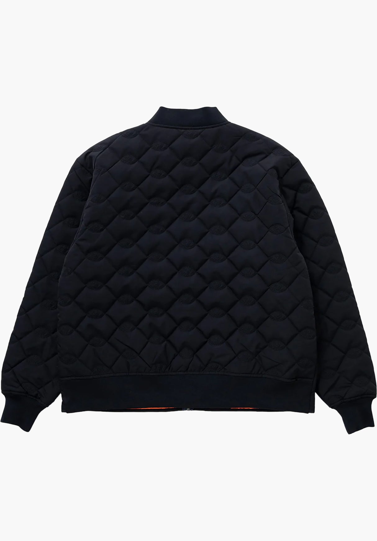 Sect Eye Stitch Quilted Bomber black Rueckenansicht
