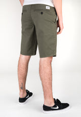 Flex Grip Chino Short olive Rückenansicht