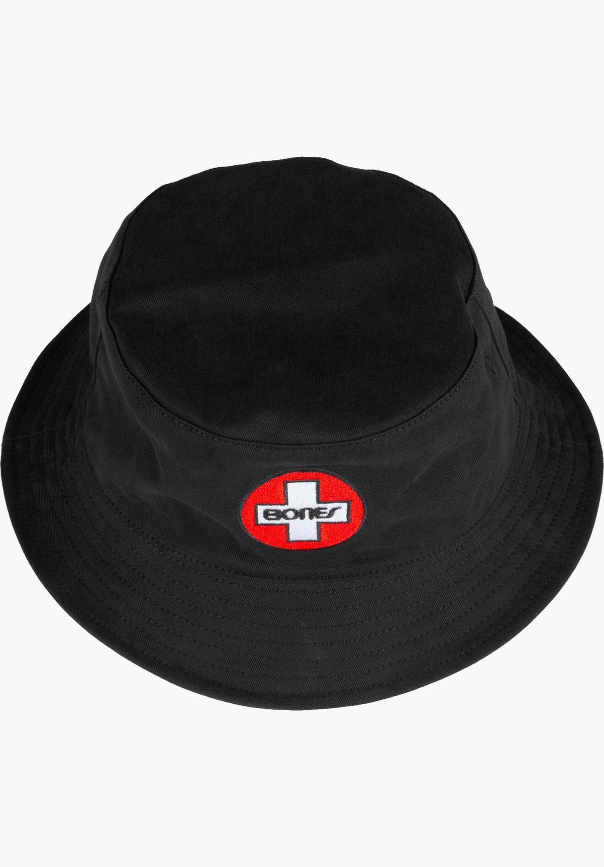 Bucket Hat Reversible black-red Close-Up2