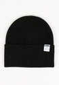 Basic Beanie Wool black Vorderansicht