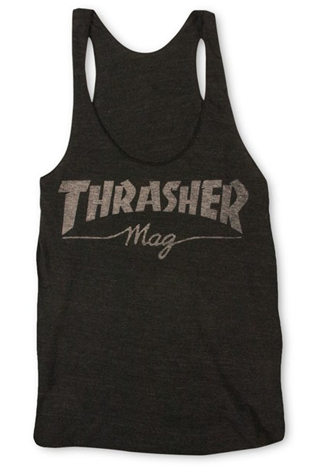 Mag Logo Racerback Girls black Vorderansicht