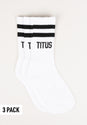 Socks 3 Pack white Vorderansicht