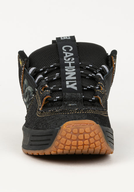 x Cash Only Lynx black-denim Rückenansicht