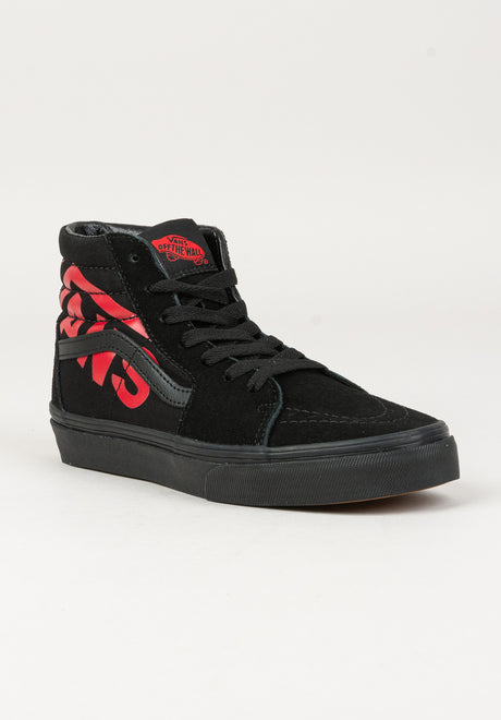 Sk8-Hi Kids logo-black-red Vorderansicht