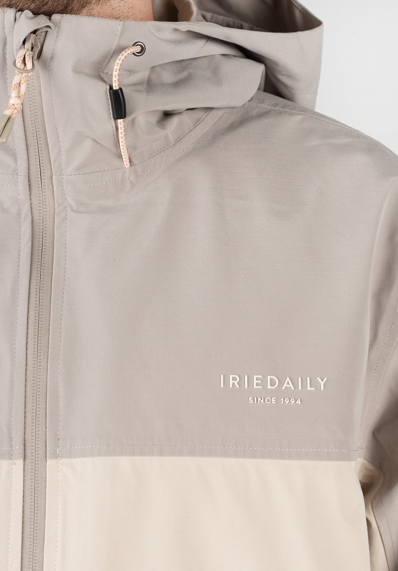 Terance Anorak iriedaily Winter Jackets in stonegrey for men – TITUS