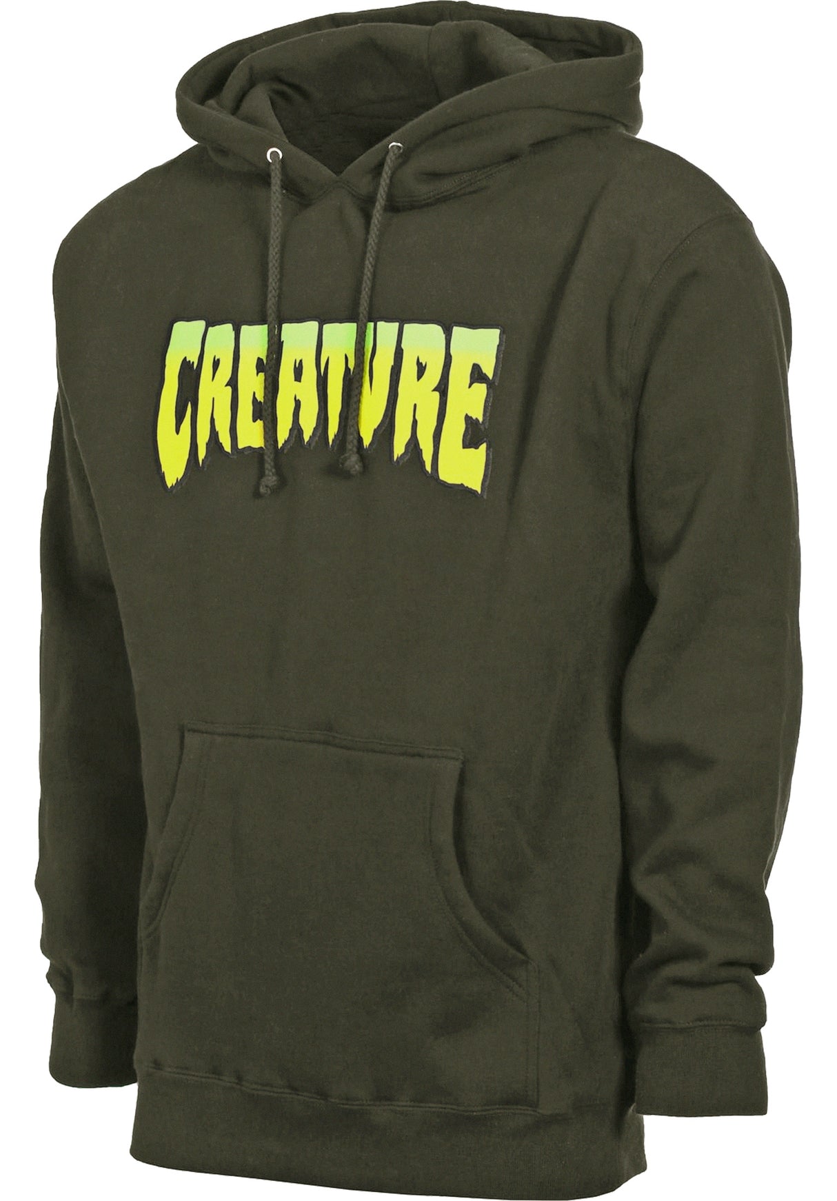Creature Logo army-green Vorderansicht