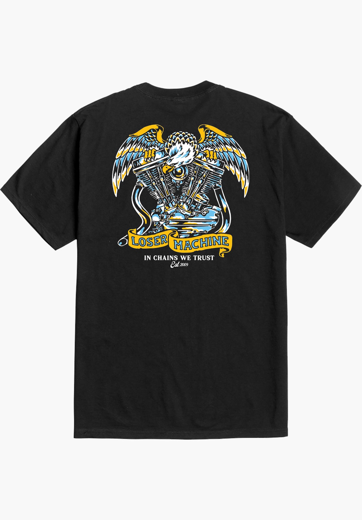 Chrome Covers Loser-Machine T-Shirt in black for men – TITUS