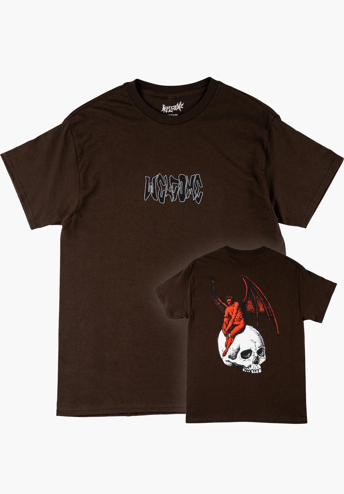 Nitheful Merch Nephilim Welcome T-Shirt in dark-chocolate for men – TITUS