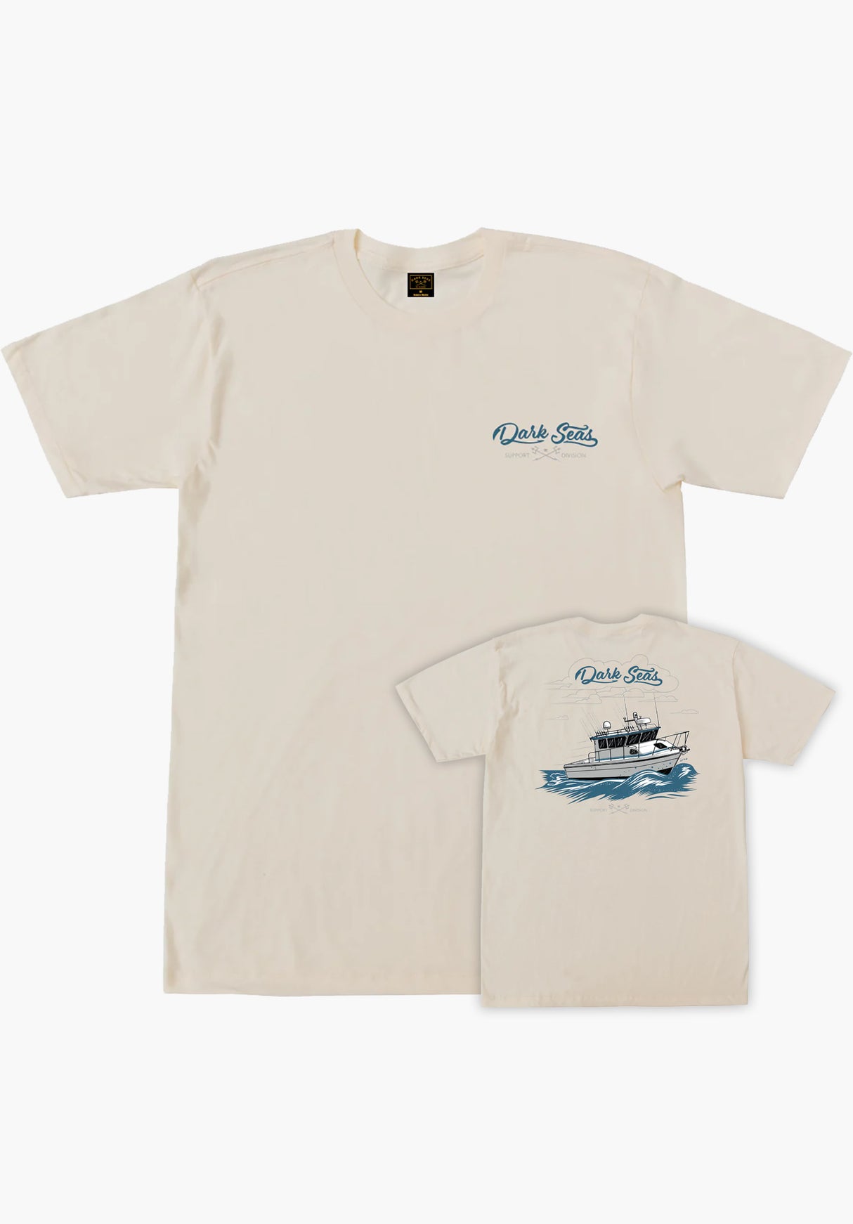 Rough Waters Premium Tee cream Vorderansicht