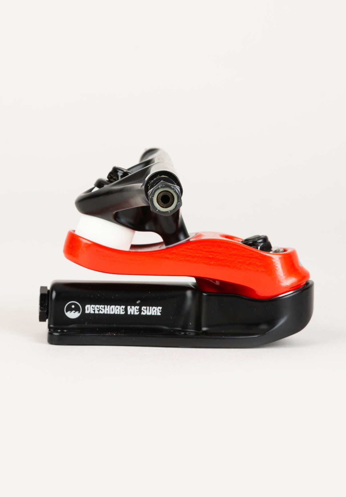 Surfskate Truck Set 6.25" 150mm black-red Unteransicht