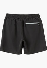 No Sweat Short black Rückenansicht