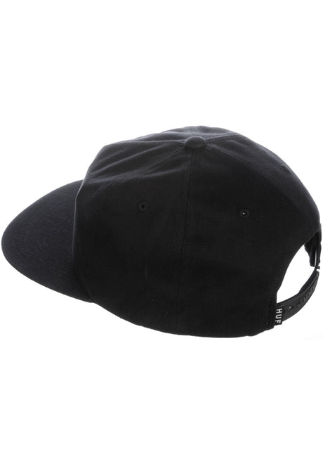 Triple Triangle Snapback black Rückenansicht