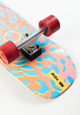 Snappers Grom Series Surfskate 32.5" orange-blue Close-Up2