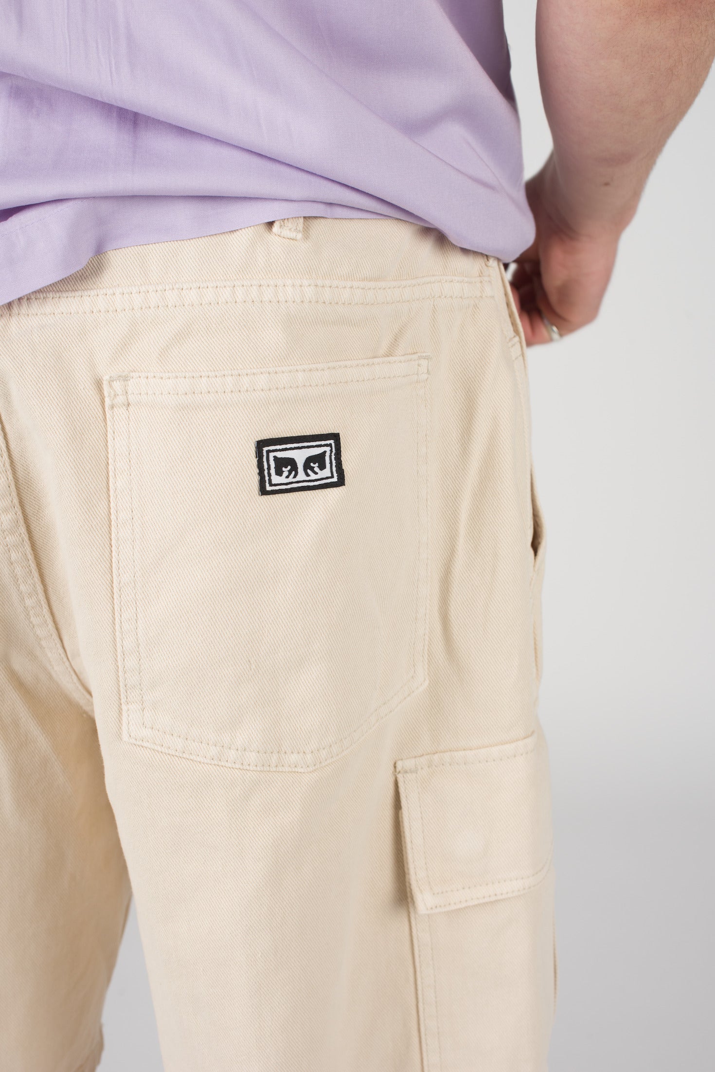Bigwig Baggy Denim Cargo OBEY Cargo-Shorts in clay for men – TITUS