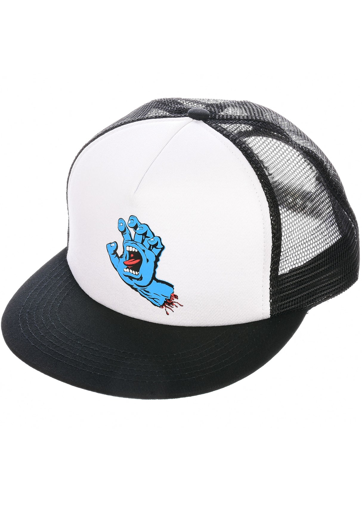 santa cruz handschuhe Classic Hand Mesh Santa-Cruz Cap in white-black for men – TITUS