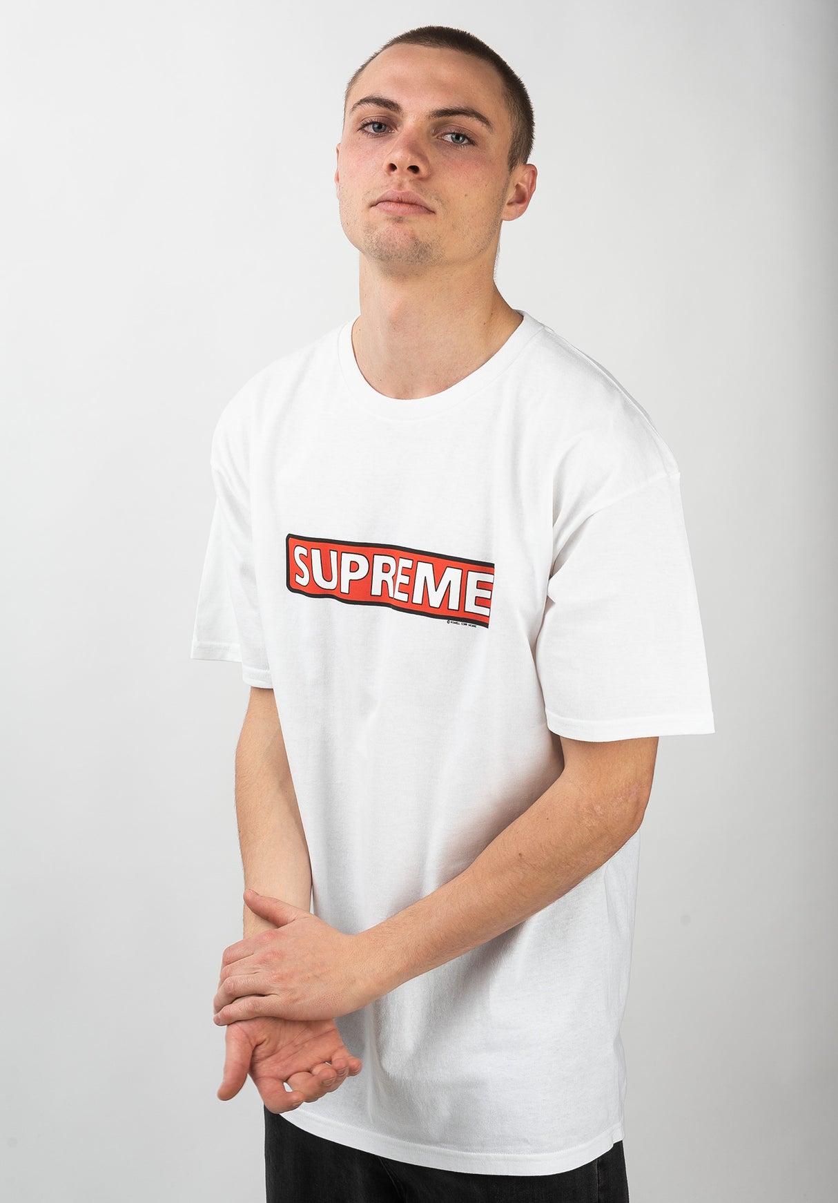 Supreme white Rückenansicht