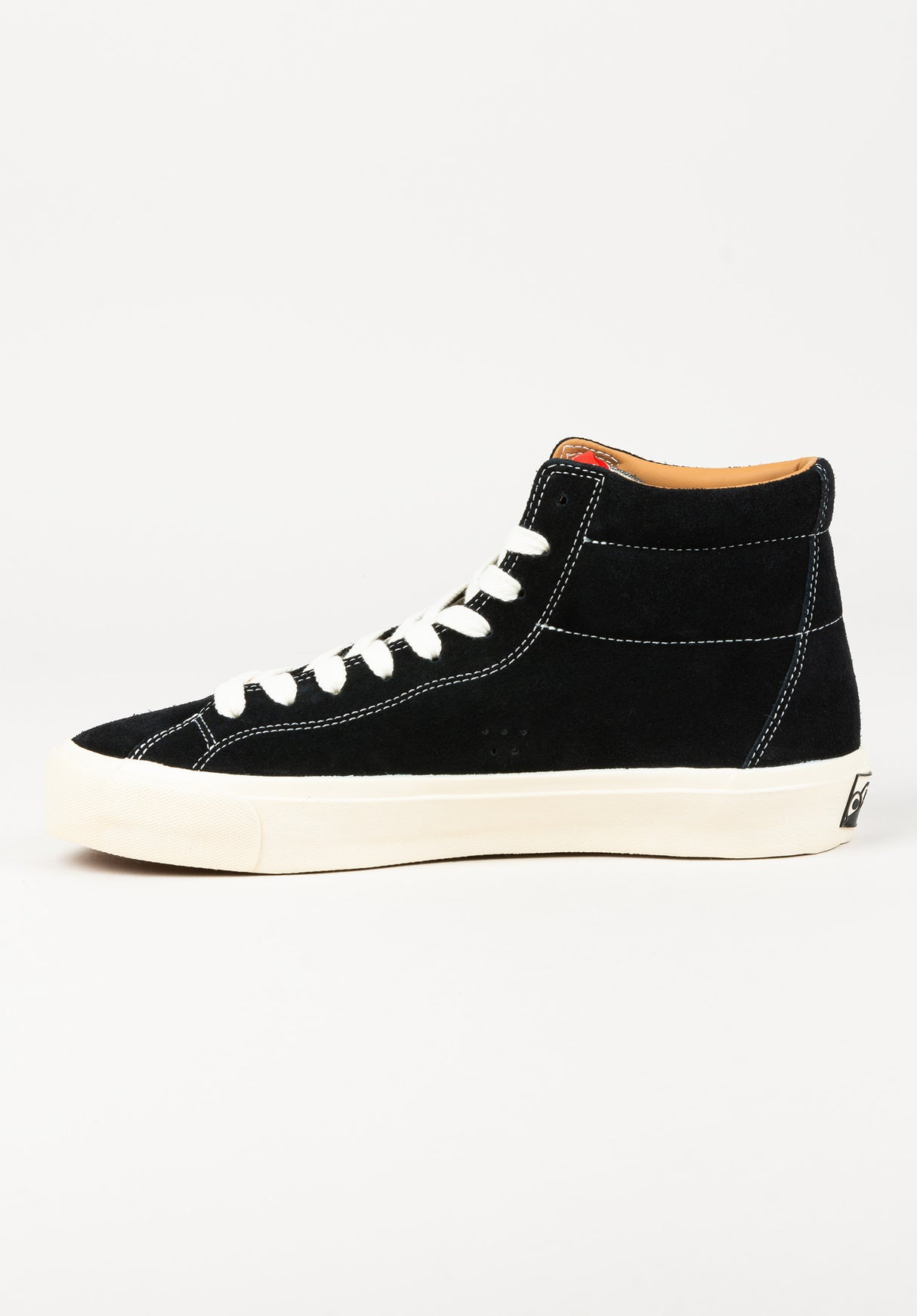 VM003 Suede Hi black-white Oberansicht