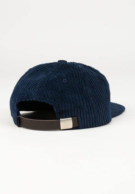 Box Logo Cord navy Rückenansicht