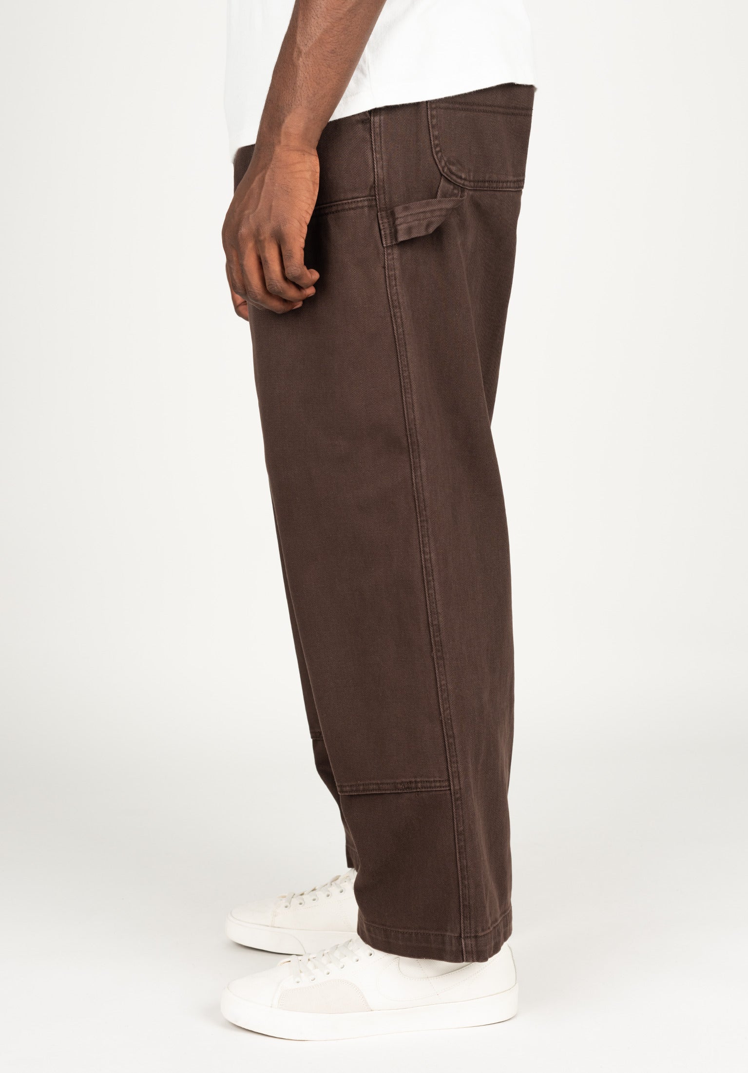 Bigwig Denim Carpenter OBEY Chino- / Cloth pants in javabrown for