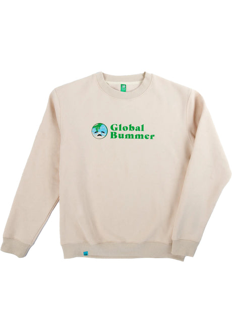 Global Bummer Crew cream Vorderansicht