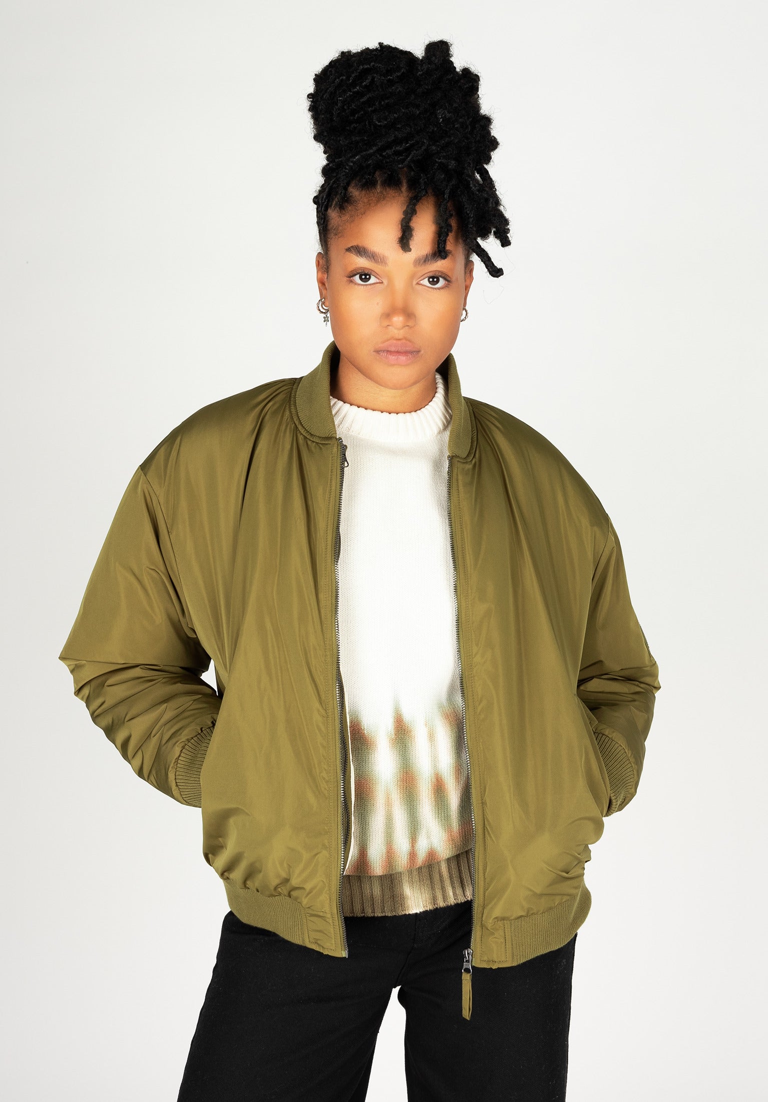 Esja TITUS Winter Jackets in oliveoil for women