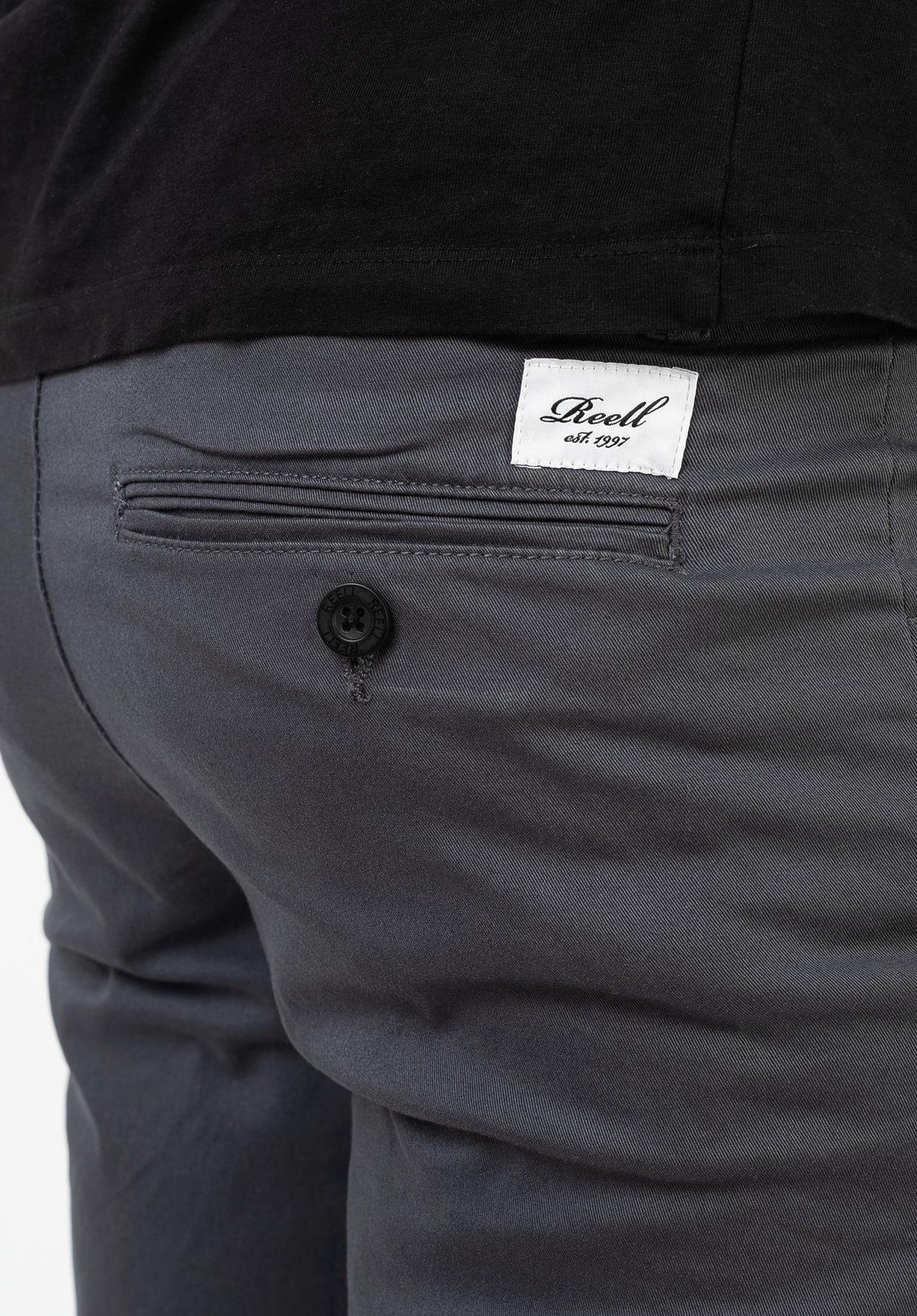 Flex Grip Chino Short darkgrey Close-Up2