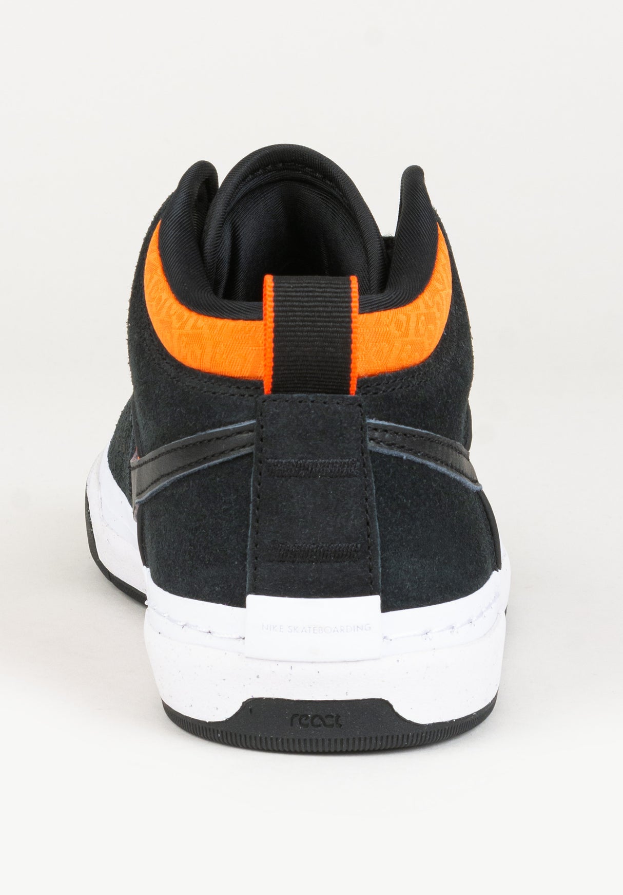 React Leo black-black-orange-electroorange Seitenansicht