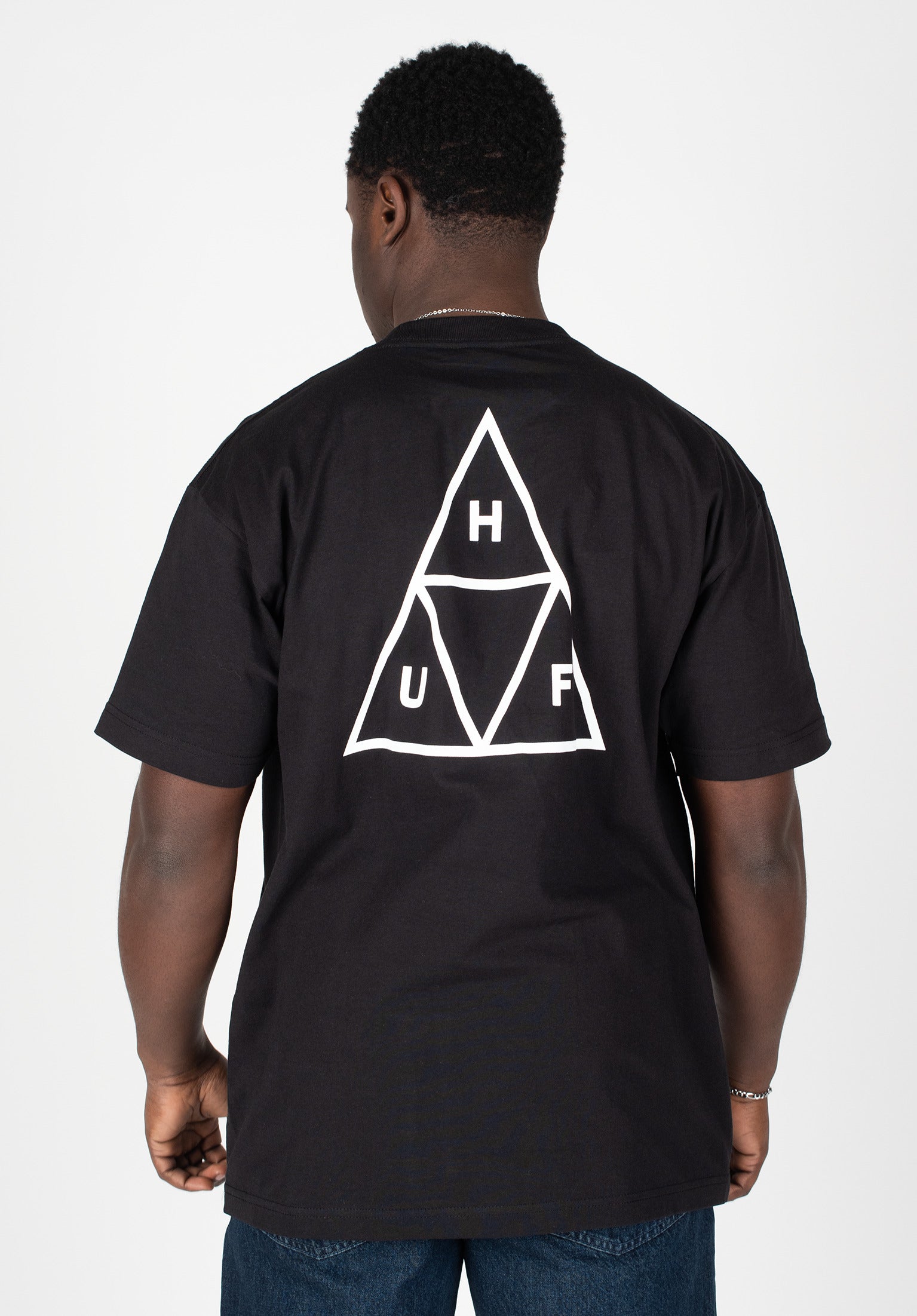 Huf Set HUF T-Shirt in black for men – TITUS