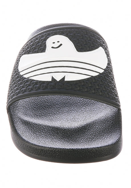 Shmoofoil Slide coreblack-white-white Rückenansicht