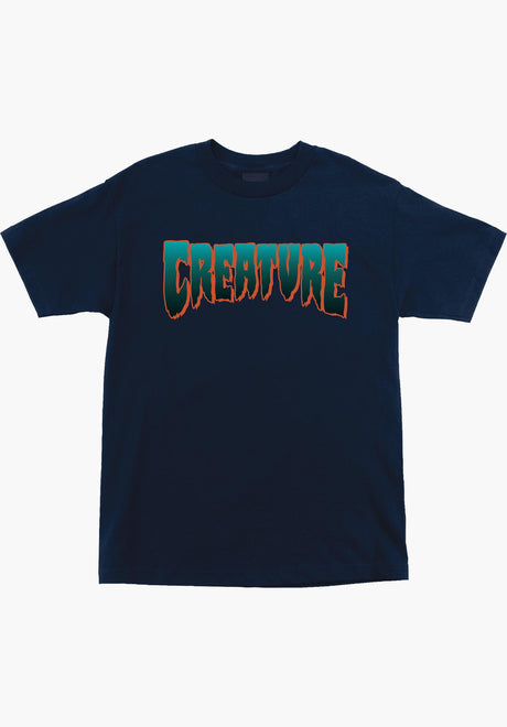 Creature Logo navy-teal Vorderansicht