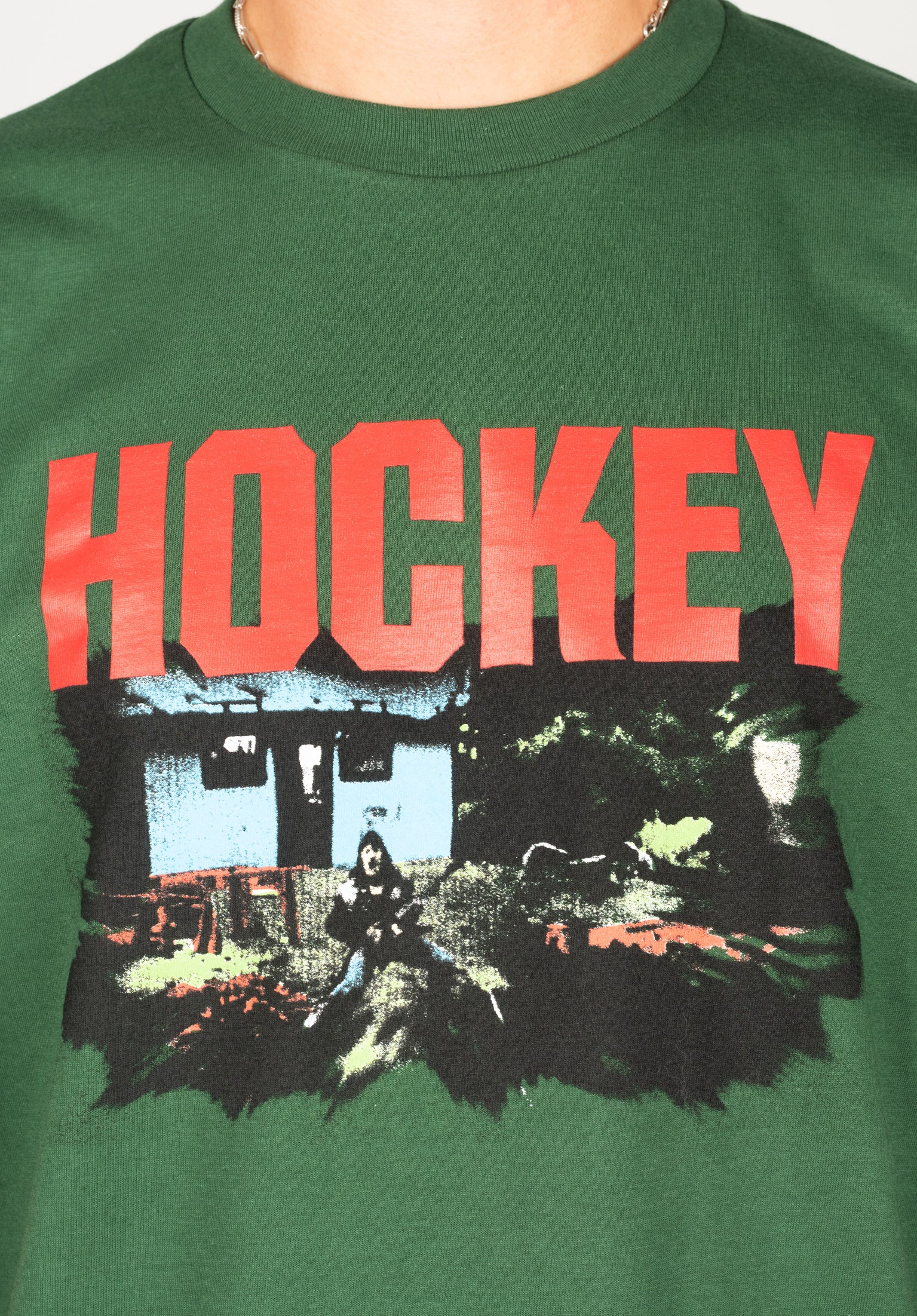 Raw Milk Hockey T-shirt in forrestgreen per uomini – TITUS
