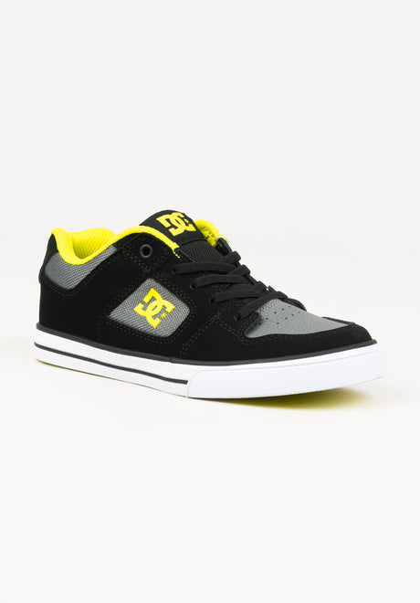 Pure Elastic Kids black-lime-green Vorderansicht