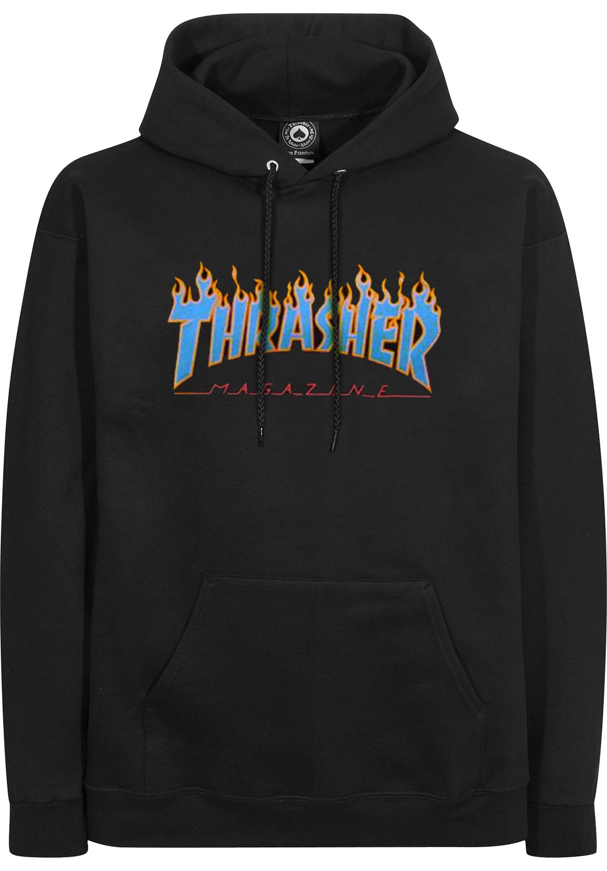 Flame Thrasher Sudadera en black-blue para hombres – TITUS