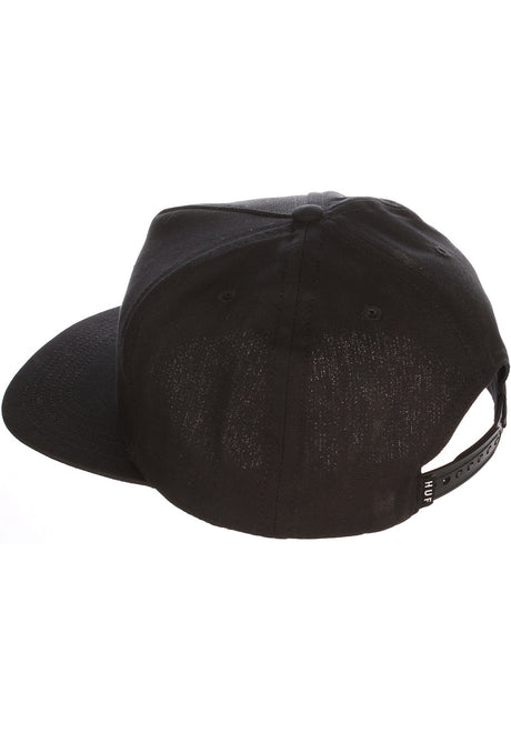 Box Logo Snapback black Rückenansicht